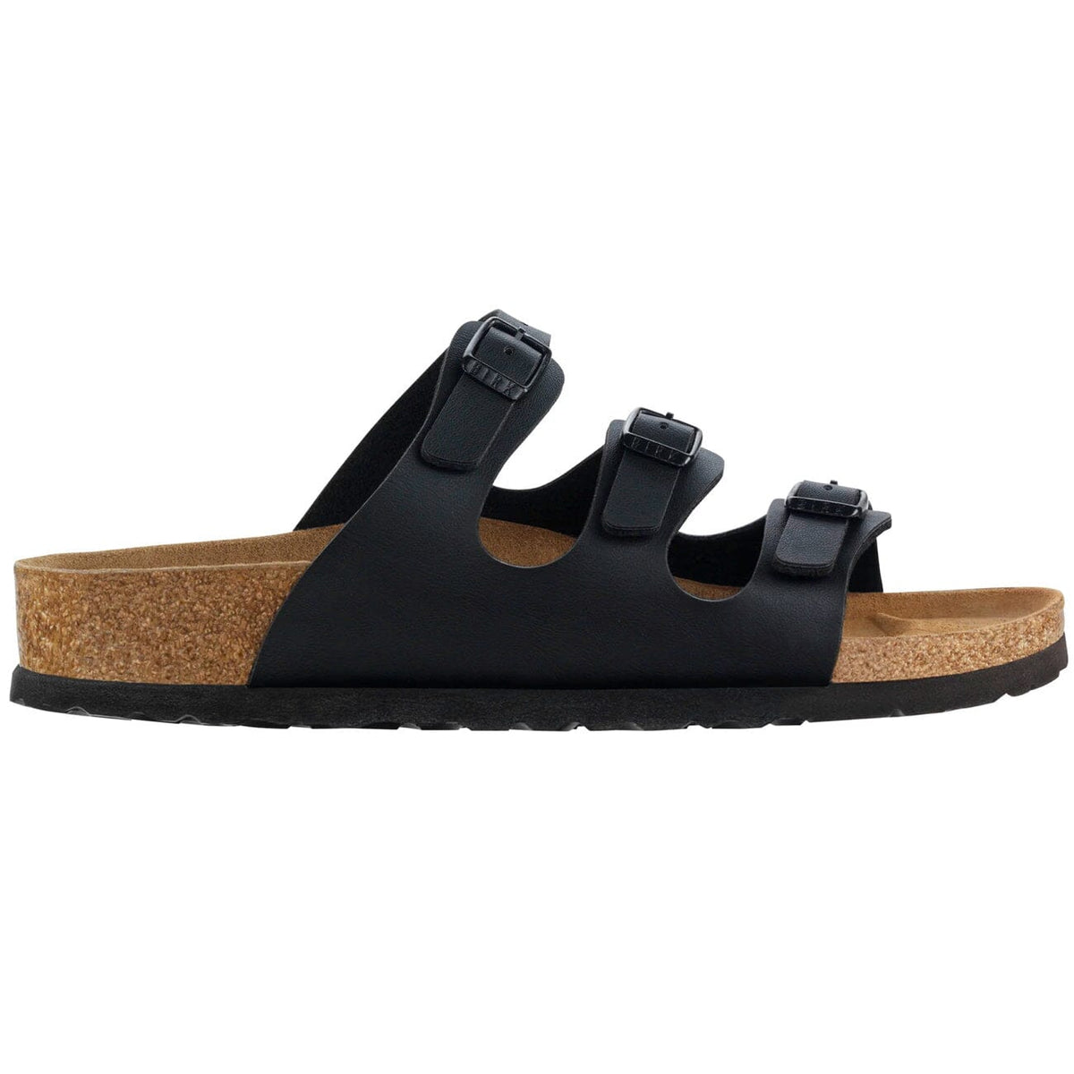 Birkenstock Classic Florida Soft Footbed Birko-Flor Regular Fit Black Sandals Birkenstock Classic 