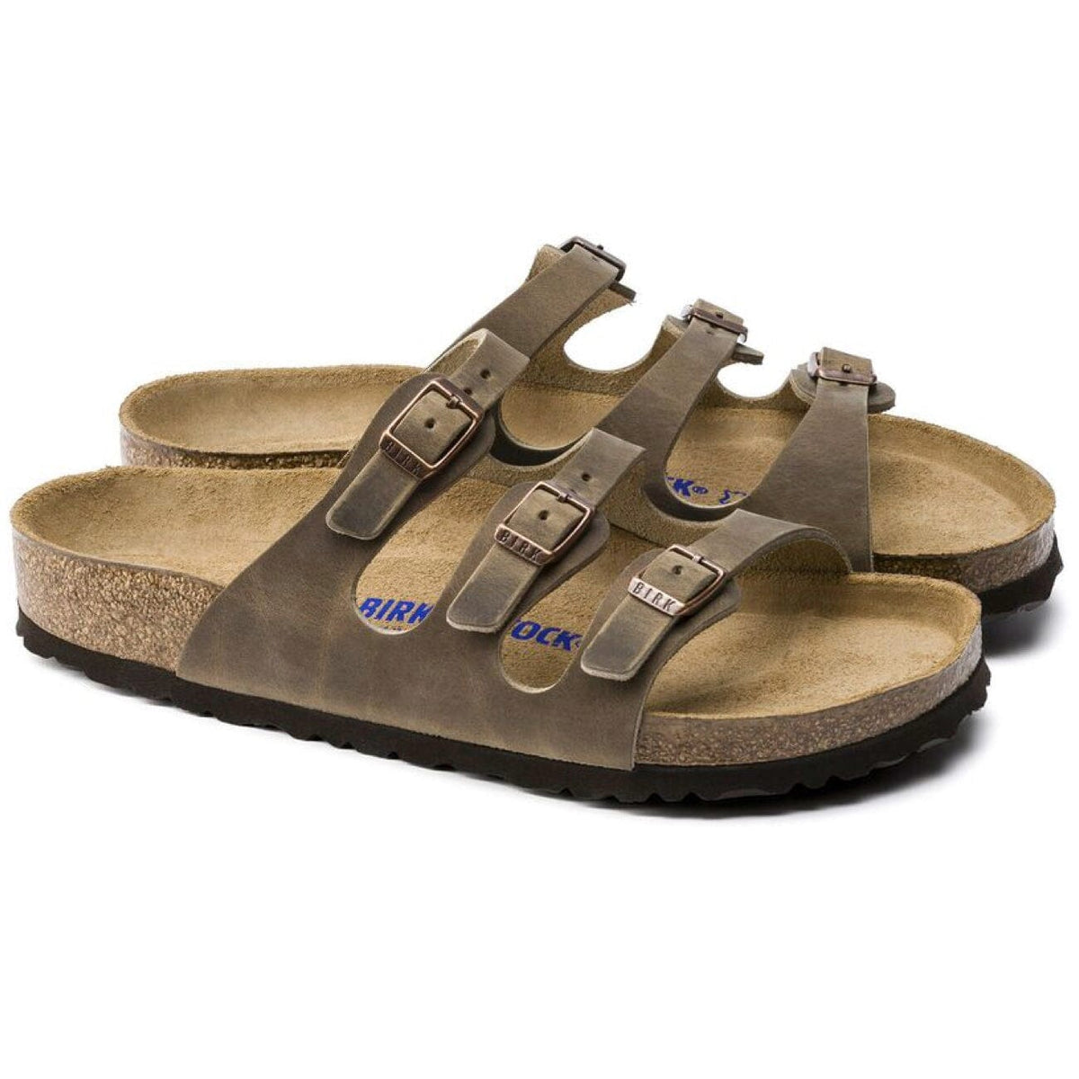 Birkenstock Classic Florida Soft Footbed Oiled Leather Regular Fit Tobacco Brown 35 Sandals Birkenstock Classic 