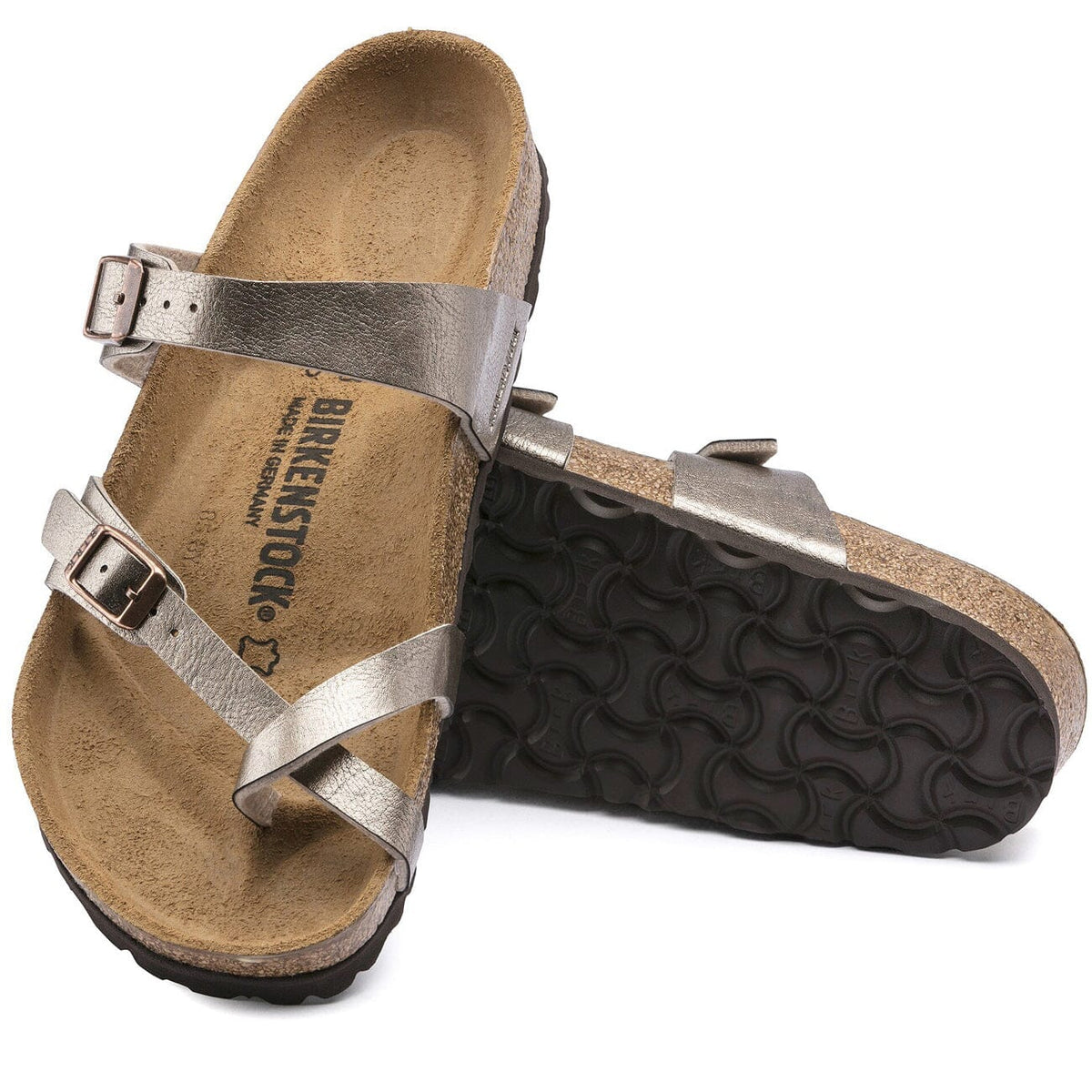 Birkenstock Seasonal Mayari BirkoFlor Regular Fit Taupe Sandals Birkenstock Seasonal 