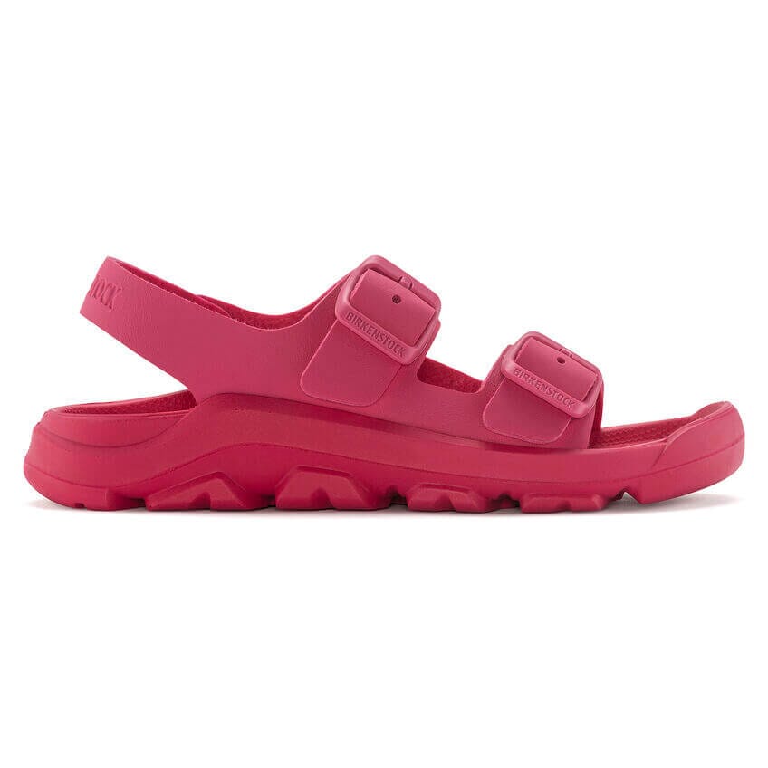 Birkenstock Kids, Mogami, BirkoFlor/ Polyurethane, Narrow Fit, Fuchsia Tulip Sandals Birkenstock Kids Fuchsia Tulip 24 