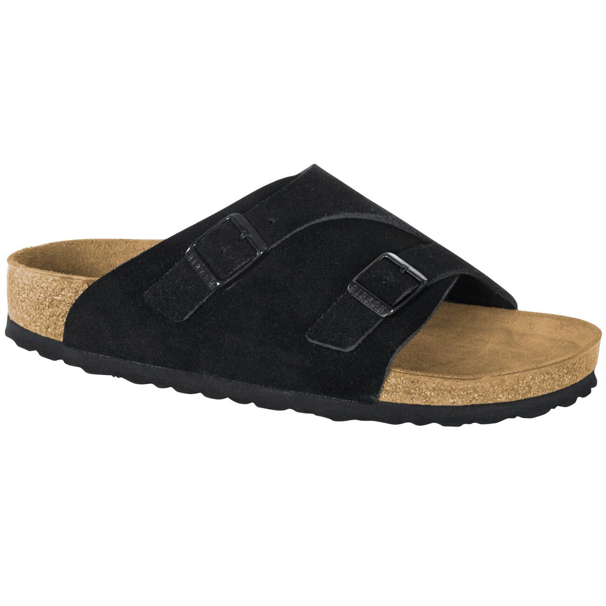 Birkenstock Classic Zurich Suede Black Narrow Fit Sandals Birkenstock Classic 35 N Black 