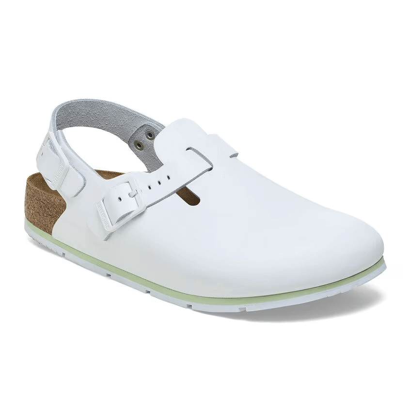 Tokio Pro PU Coated Oiled Leather Narrow Fit White