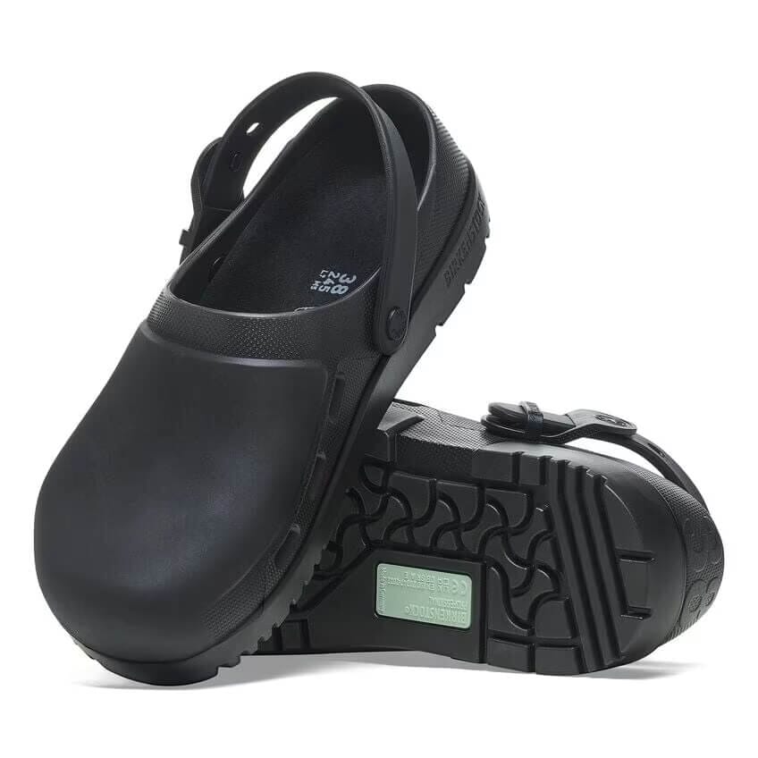 Birki Air 2.0 Polyurethane Regular Fit Black Clogs Birkenstock Professional 