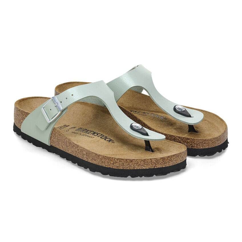 Birkenstock Gizeh Regular Fit Birko-Flor Surf Green Sandals Birkenstock Seasonal 