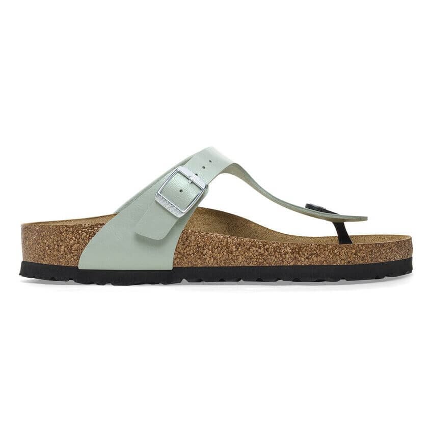 Birkenstock Gizeh Regular Fit Birko-Flor Surf Green Sandals Birkenstock Seasonal 