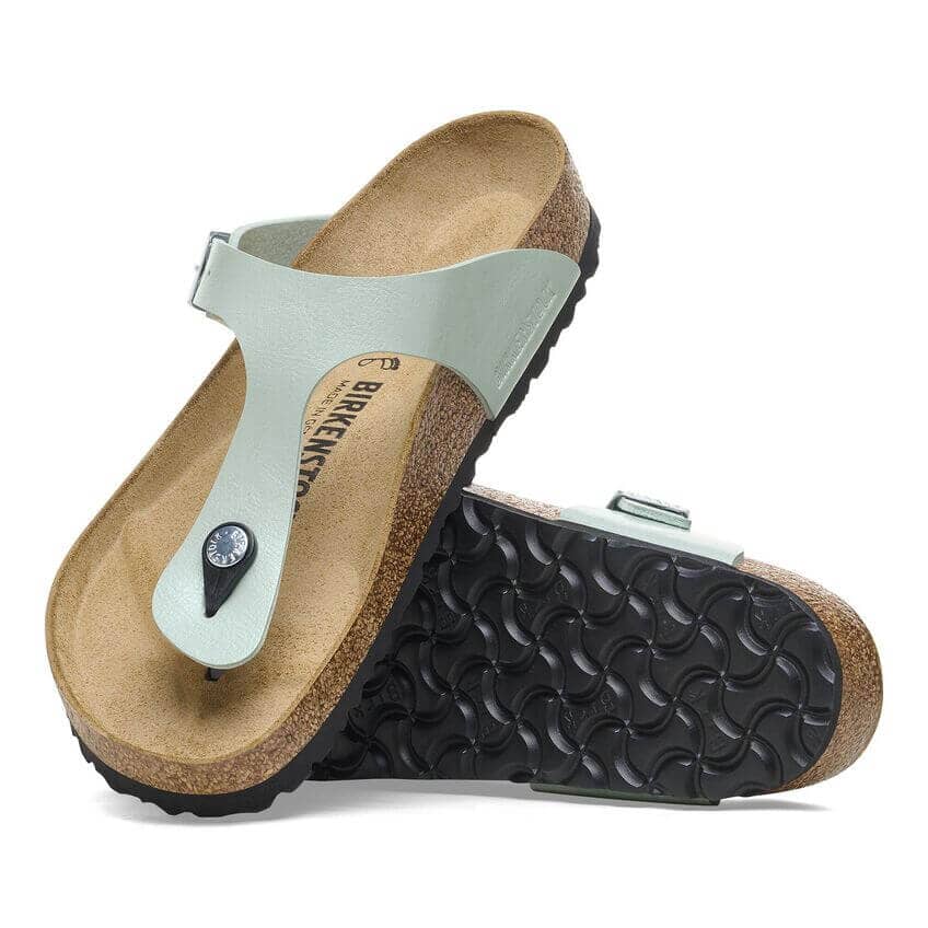 Birkenstock Gizeh Regular Fit Birko-Flor Surf Green Sandals Birkenstock Seasonal 