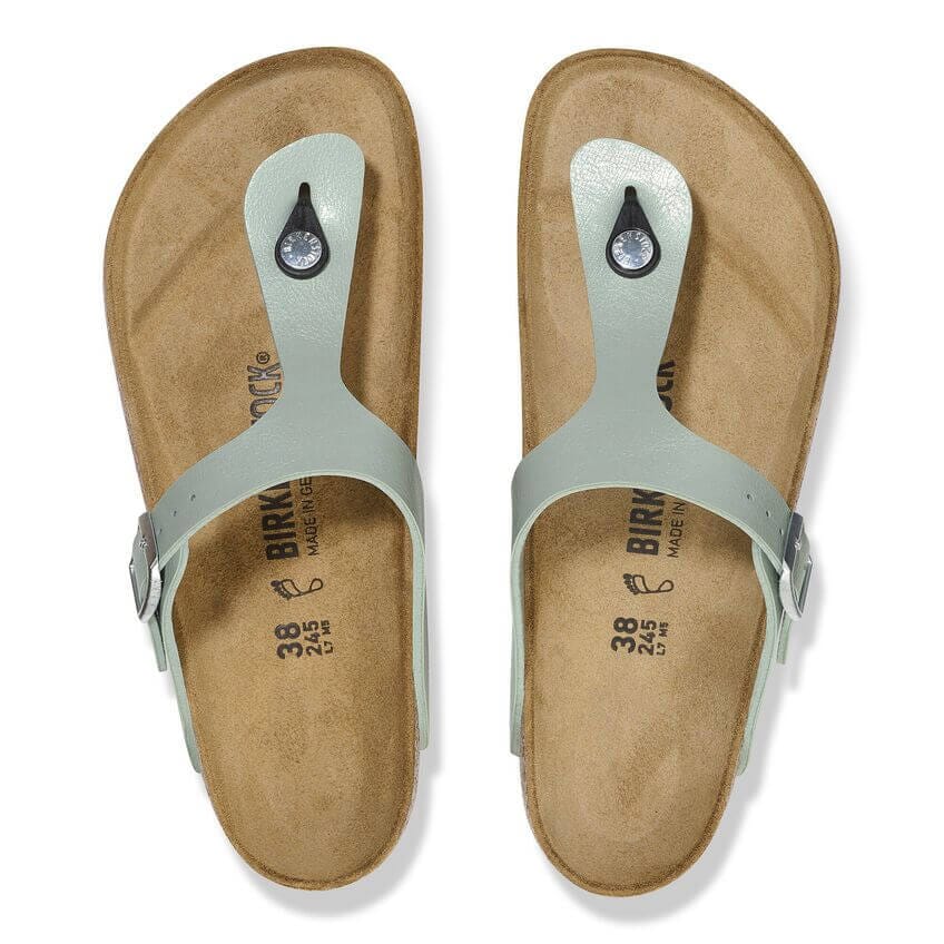 Birkenstock Gizeh Regular Fit Birko-Flor Surf Green Sandals Birkenstock Seasonal 