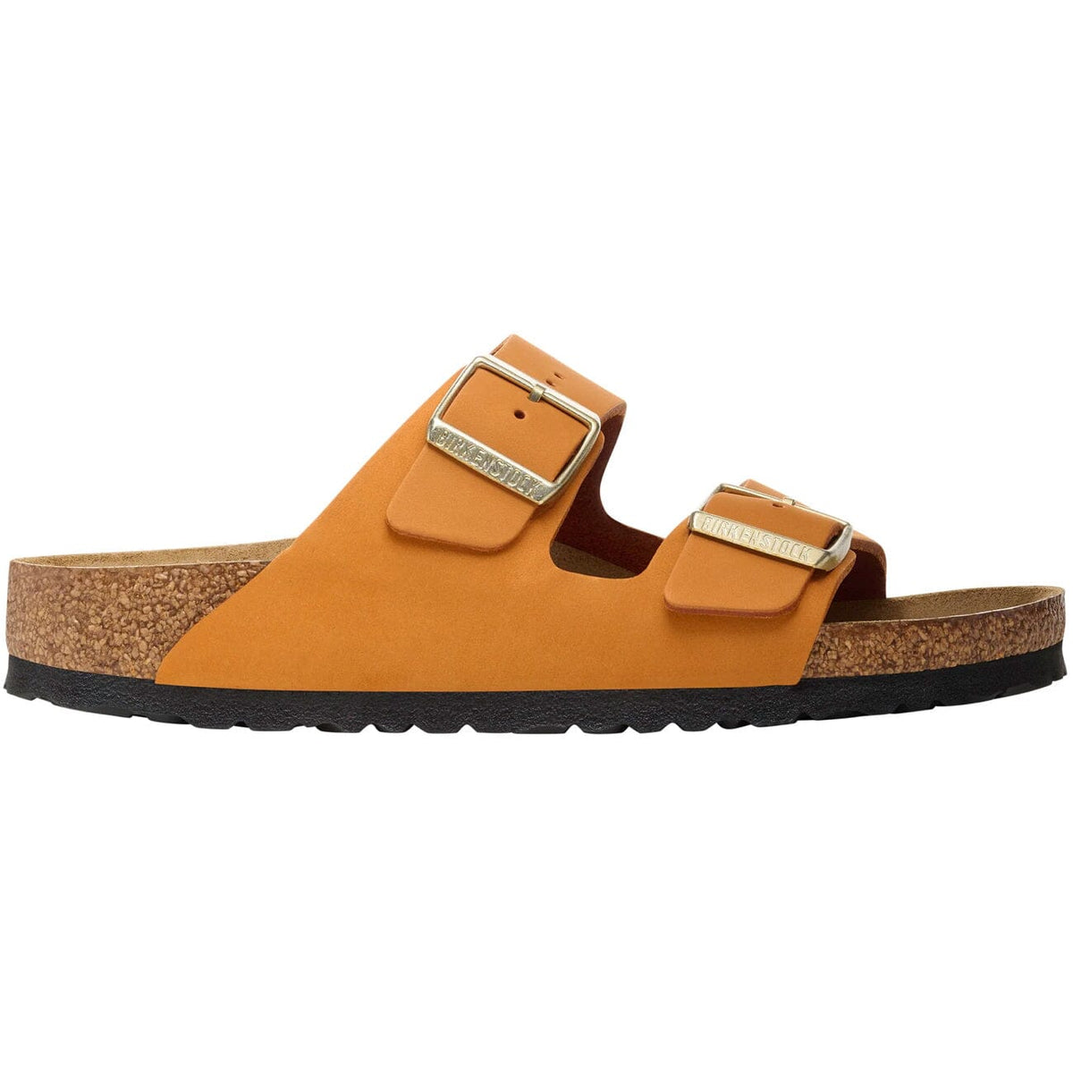 Birkenstock Seasonal Arizona Soft Nubuck Leather Regular Fit Burnt Orange Sandals Birkenstock Seasonal 