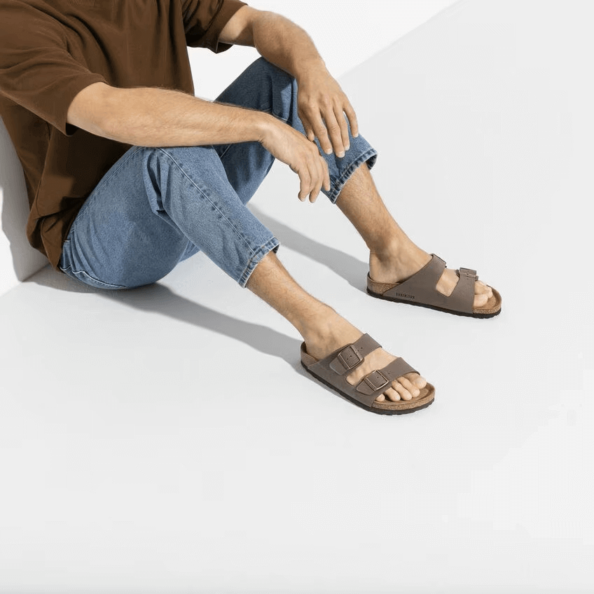 Birkenstock Classic Arizona Birko-flor Nubuck Regular Fit Mocca