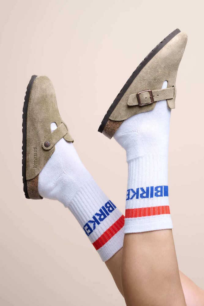 Birkenstock Cotton Tennis Sock White Socks Birkenstock Socks 