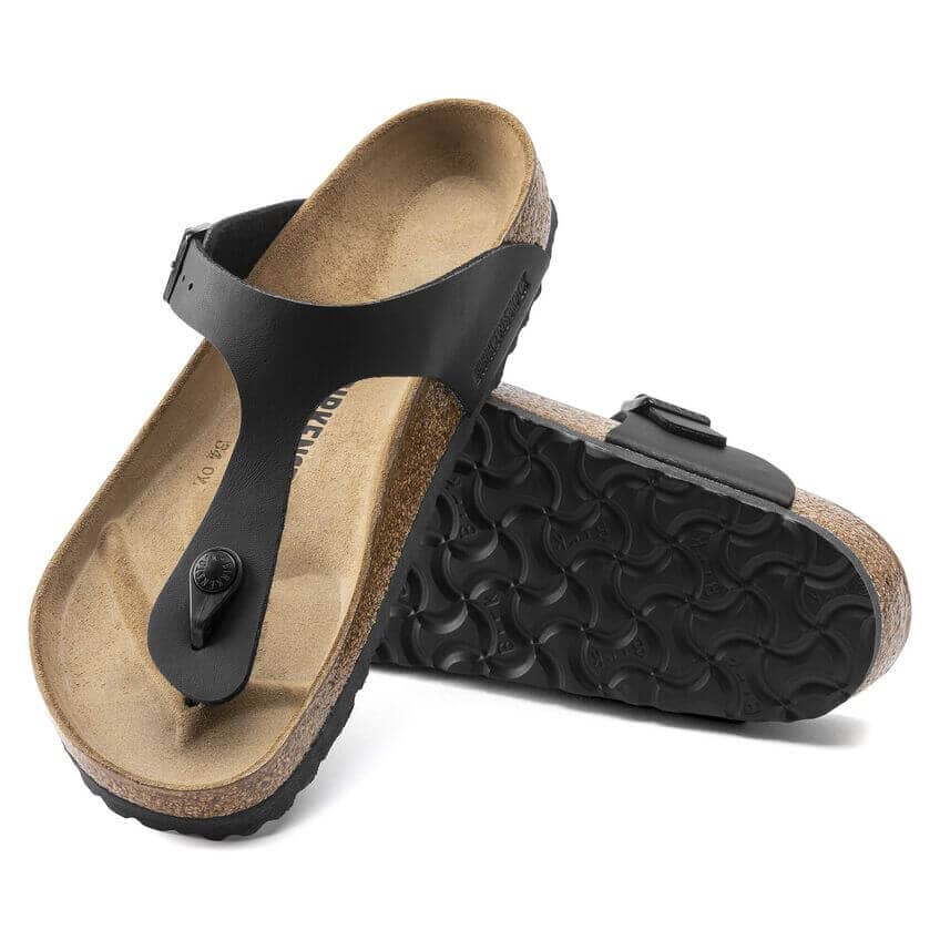 Birkenstock Classic Gizeh Regular Fit Birko-Flor Black Sandals Birkenstock Classic 