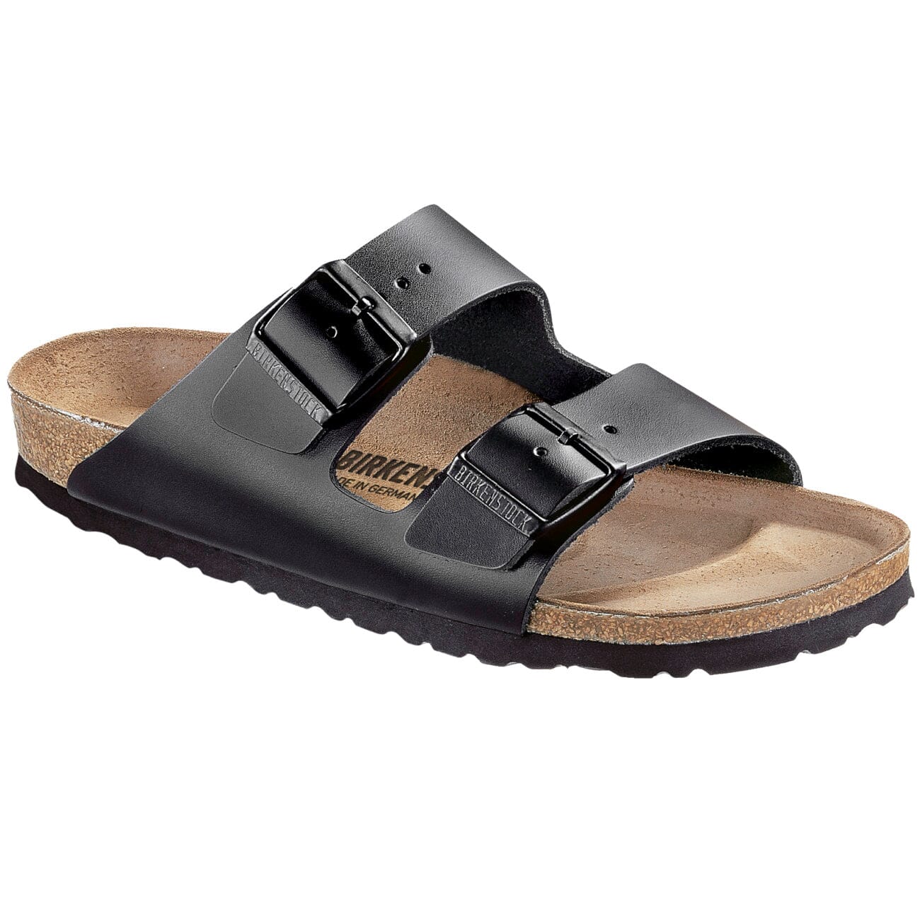 Birkenstock Classic Arizona Regular Fit Smooth Leather Black Sandals Birkenstock Classic 35 Black 