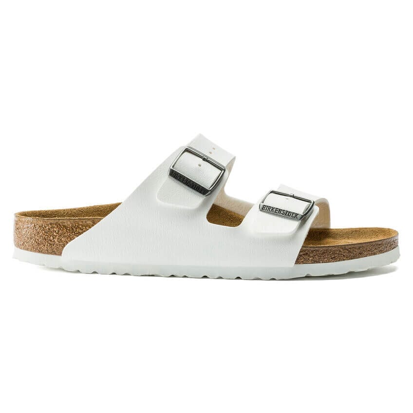 Birkenstock Arizona White Birko-Flor Narrow Fit Sandals Birkenstock Classic White 35 