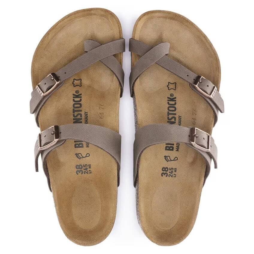 Birkenstock Mayari Regular Fit Birko-Flor Mocha Sandals Birkenstock Classic 