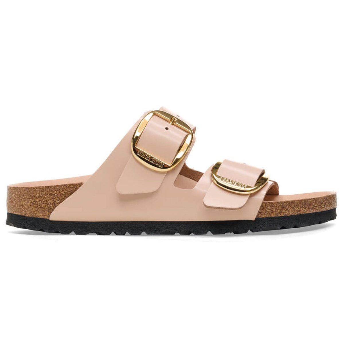 Birkenstock Seasonal, Arizona, Big Buckle, Natural/Patent Leather, Regular Fit, New Beige Sandals Birkenstock Seasonal 