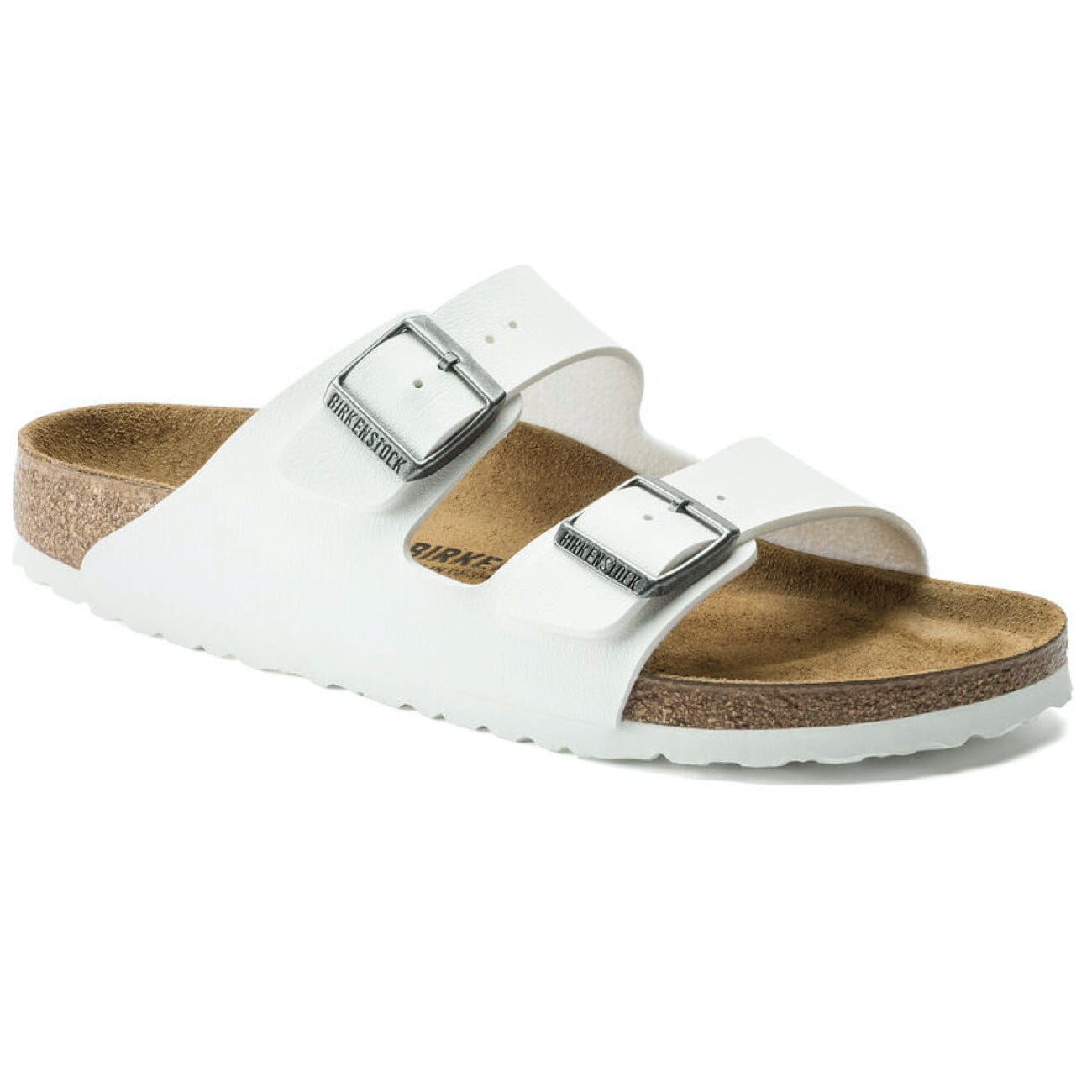 Birkenstock Classic, Arizona, Birko-Flor, Regular Fit, White Sandals Birkenstock White 35 