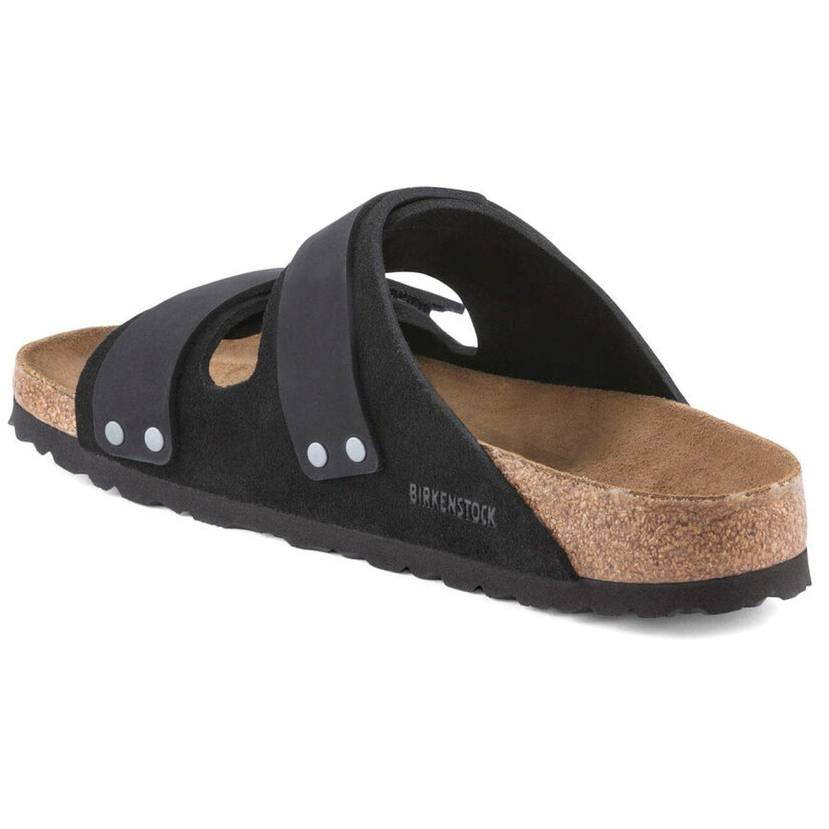 Birkenstock, UJI, Suede/Nubuck Leather, Regular Fit, Black Sandals Birkenstock Seasonal 