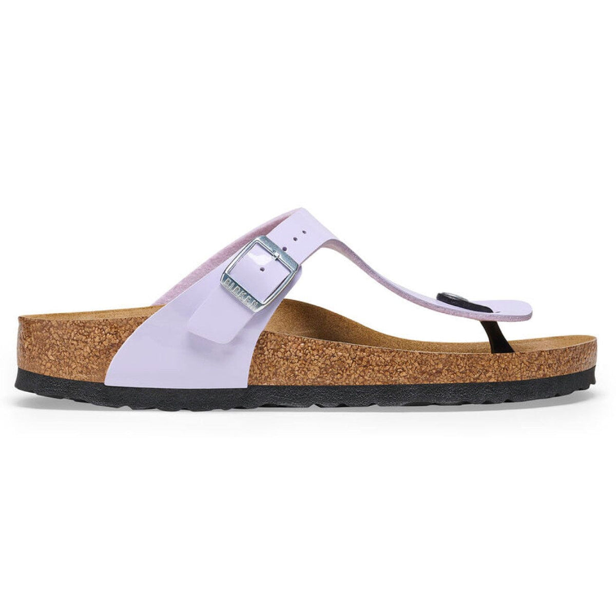 Birkenstock Gizeh Patent Purple Fog Birko-Flor Narrow Fit Sandals Birkenstock Seasonal 