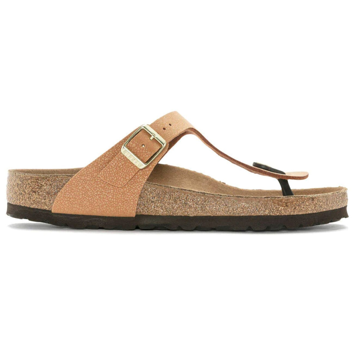 Birkenstock, Gizeh, BirkiBuc/MicroFibre, Earthy Vegan, Regular Fit, Pecan Sandals Birkenstock Seasonal 