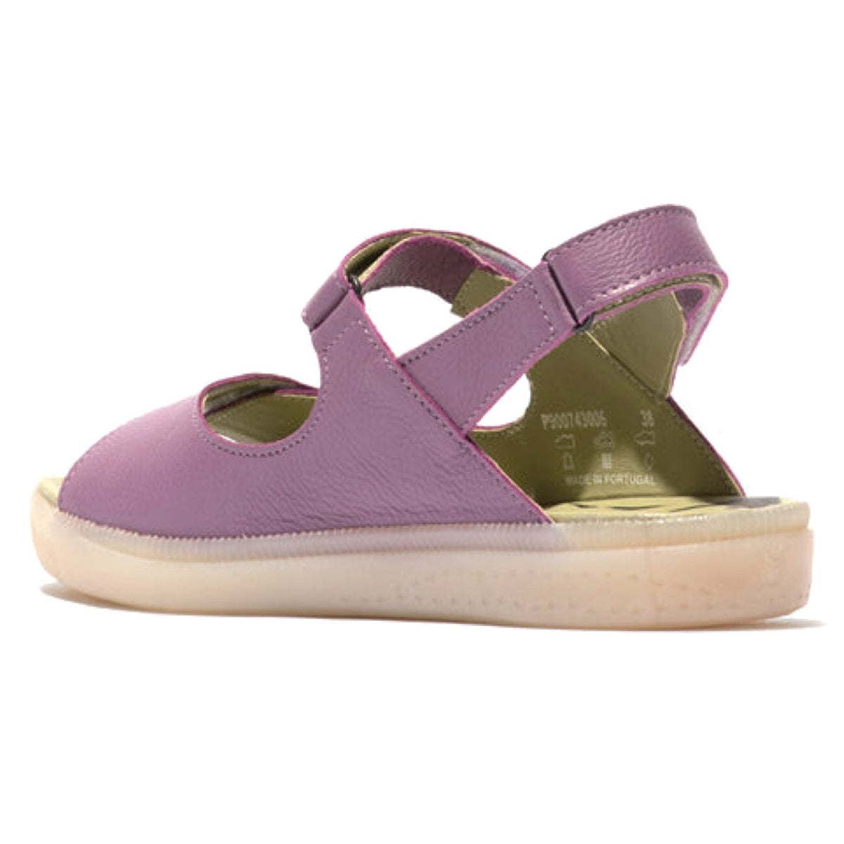 Softinos Ioah743 Sandal Smooth Leather Lavender Sandals Softinos 