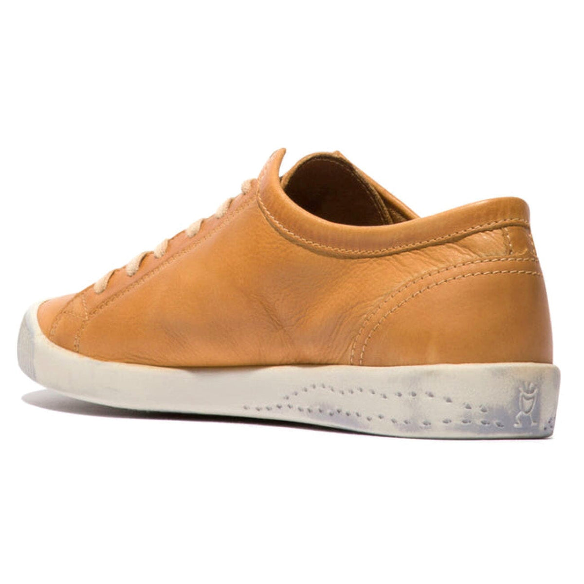 Softinos, Isla154, Laceup Shoe, Washed Leather, Warm Orange Shoes Softinos 