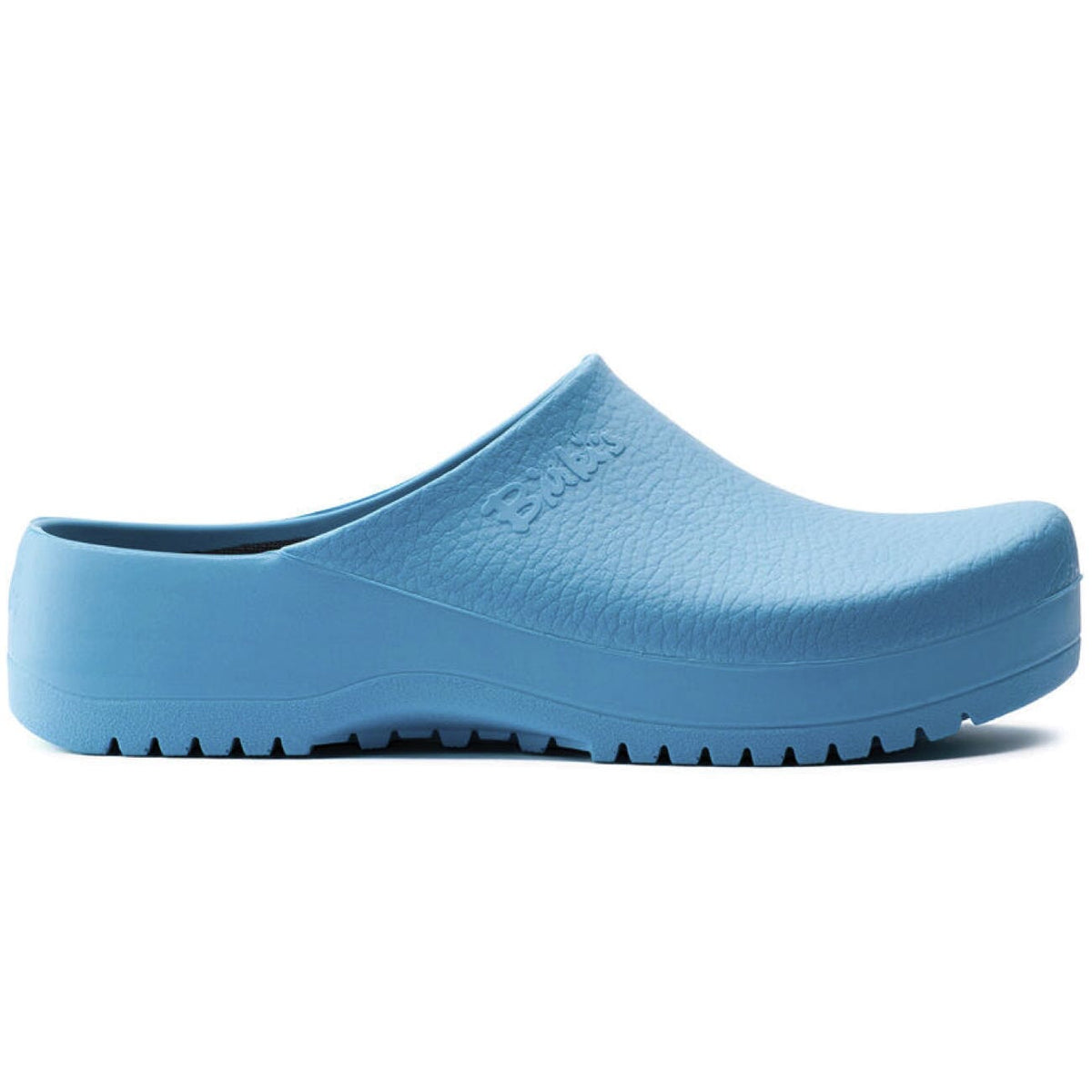 Birkenstock Super Birki Light Blue Polyurethane Regular Fit Clogs Birkenstock Professional 