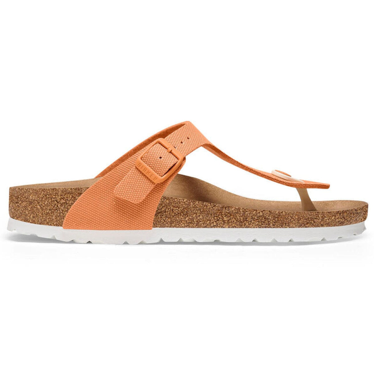 Birkenstock Seasonal, Gizeh, Vegan Canvas, Regular Fit, Papaya Textile Sandals Birkenstock Seasonal 