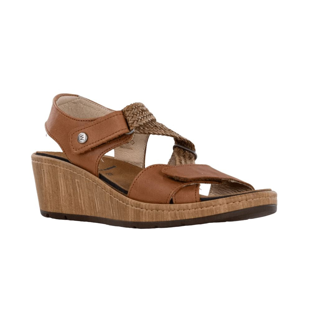 Wolky La Jolla Sandal Leather Cognac Sandals Wolky 37 Cognac 