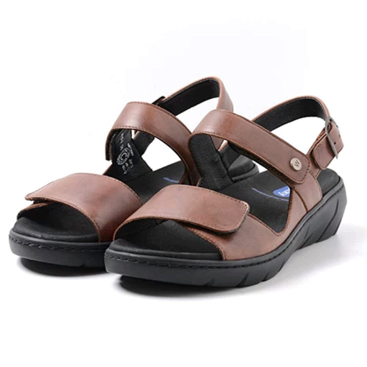 Wolky Terra, Corfu, Sandal, Verona Leather, Cognac Sandals Wolky Cognac 36 