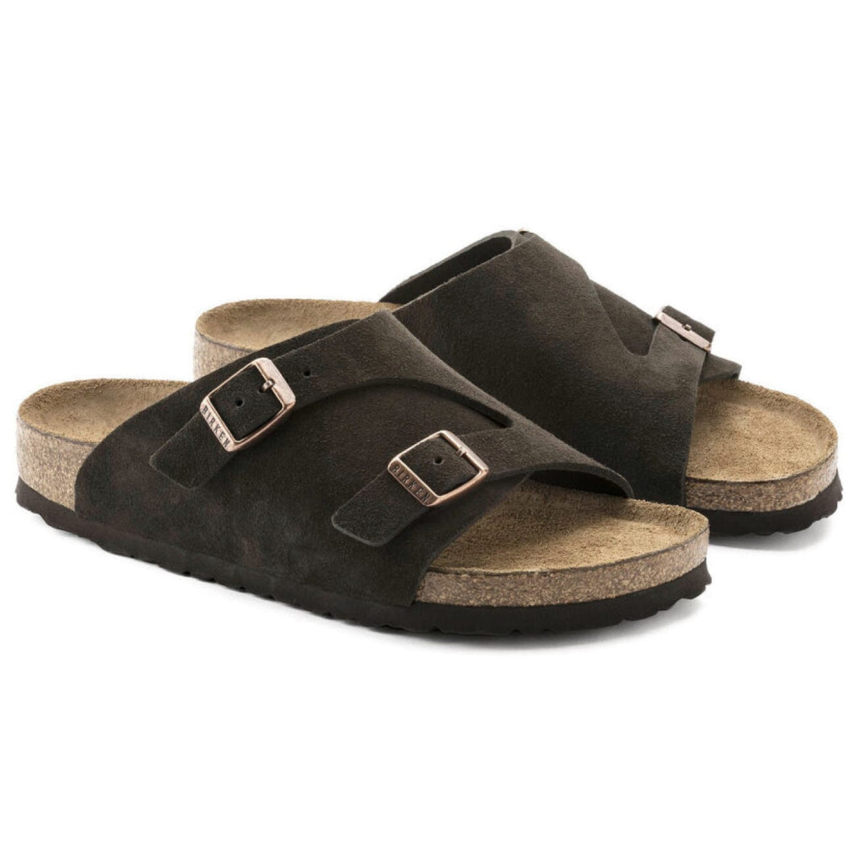 Birkenstock Classic, Zurich, Suede, Regular Fit, Mocca Sandals Birkenstock Classic 