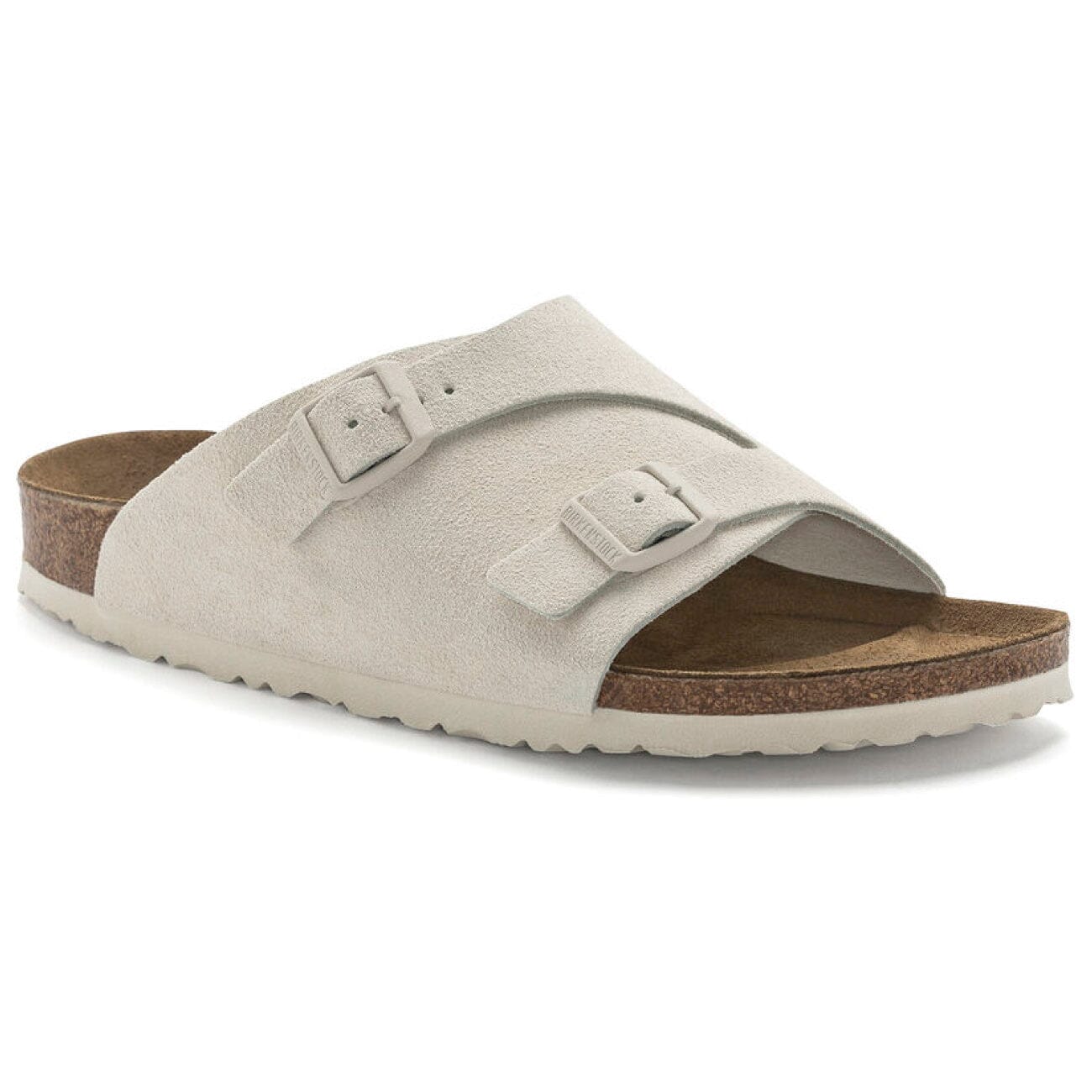 Birkenstock Zurich, Regular Fit, Suede Leather, Antique White Sandals Birkenstock Classic Antique White 36 