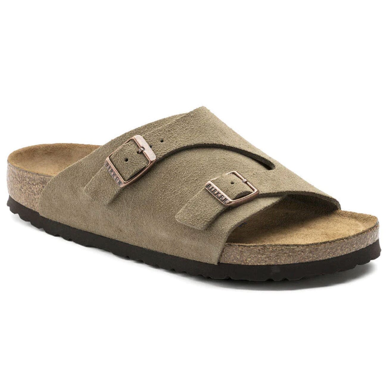 Birkenstock Classic, Zurich, Regular Fit, Suede Taupe Sandals Birkenstock Classic Suede Taupe 36 