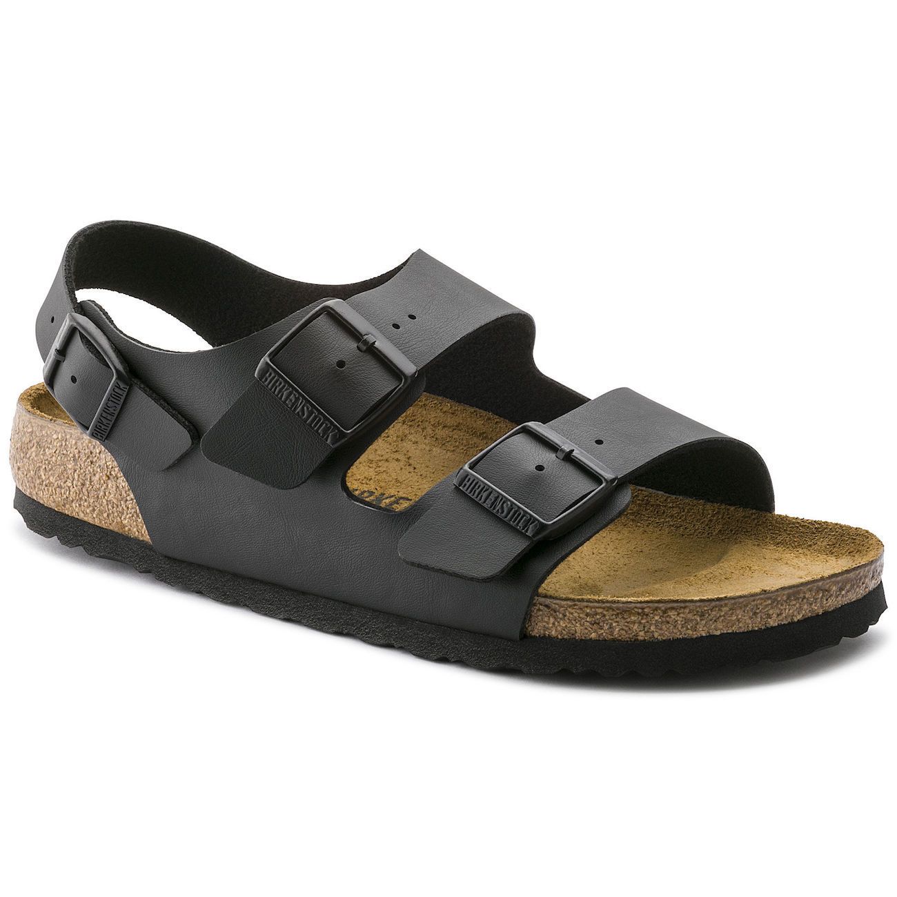 Birkenstock Classic, Milano, Birko-Flor, Regular Fit, Black Sandals Birkenstock Classic Black 37 