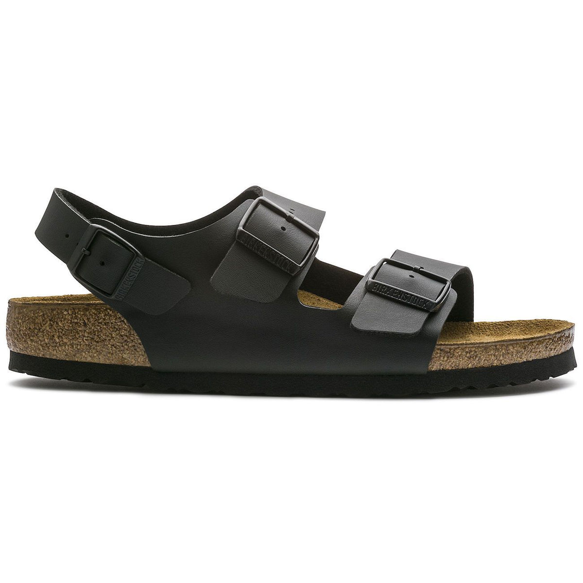 Birkenstock Classic, Milano, Birko-Flor, Regular Fit, Black Sandals Birkenstock Classic 