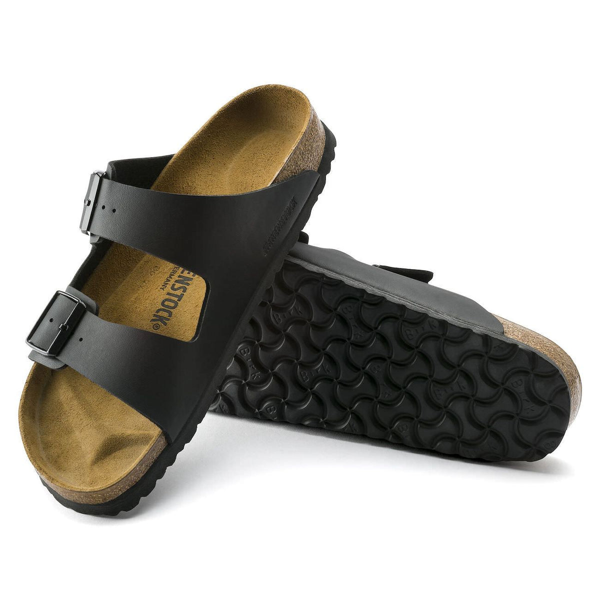 Birkenstock Classic, Arizona, Birko-flor, Narrow Fit, Black Sandals Birkenstock Classic 