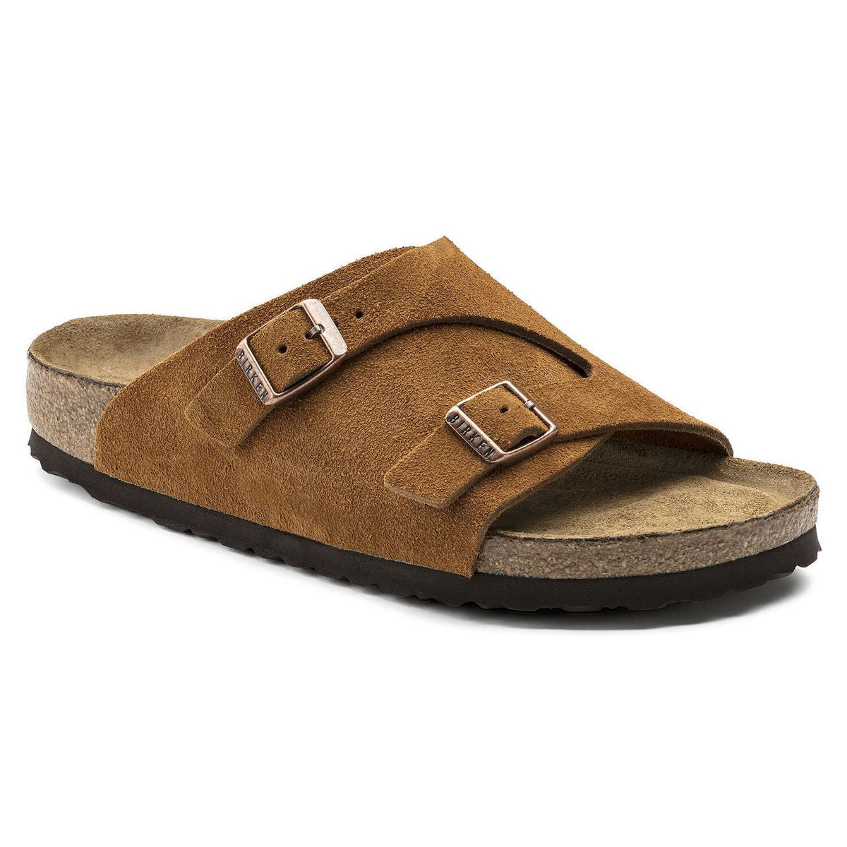 Birkenstock Classic, Zurich, Soft-Footbed, Narrow Fit, Suede, Mink Sandals Birkenstock Classic Mink 37 