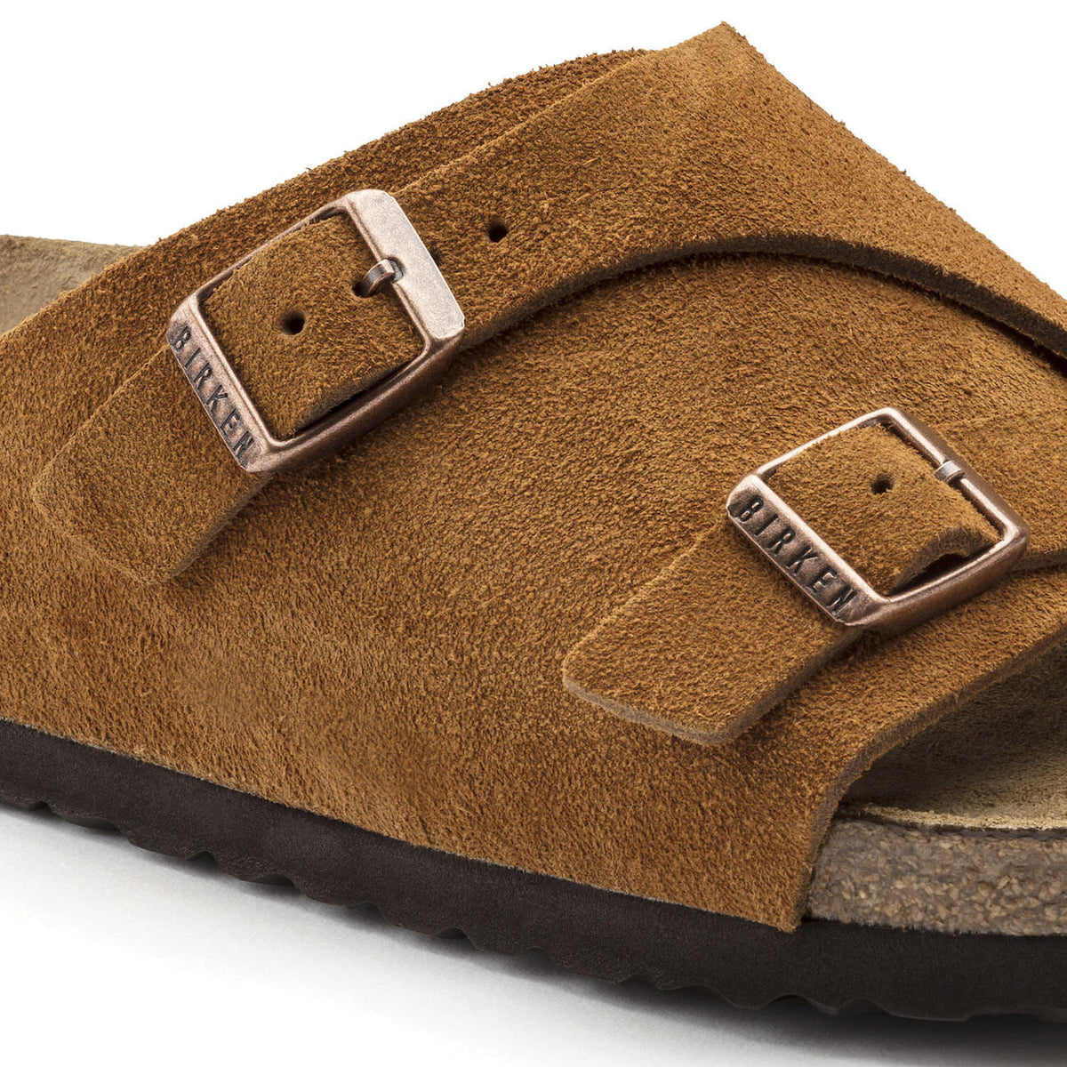 Birkenstock Classic Zurich Soft-Footbed Narrow Fit Suede Mink