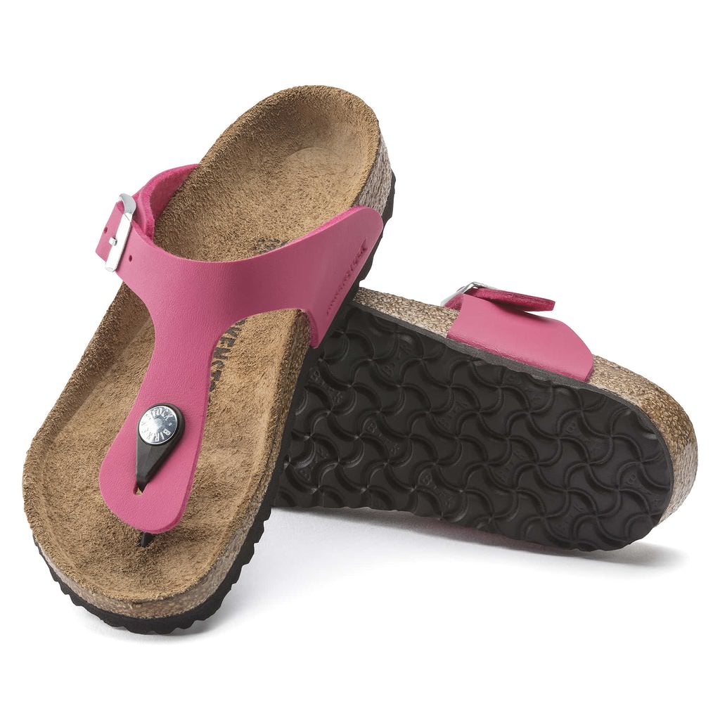 Birkenstock Kids, Gizeh, Birko-Flor, Narrow Fit, Fuchsia Tulip Sandals Birkenstock Seasonal 