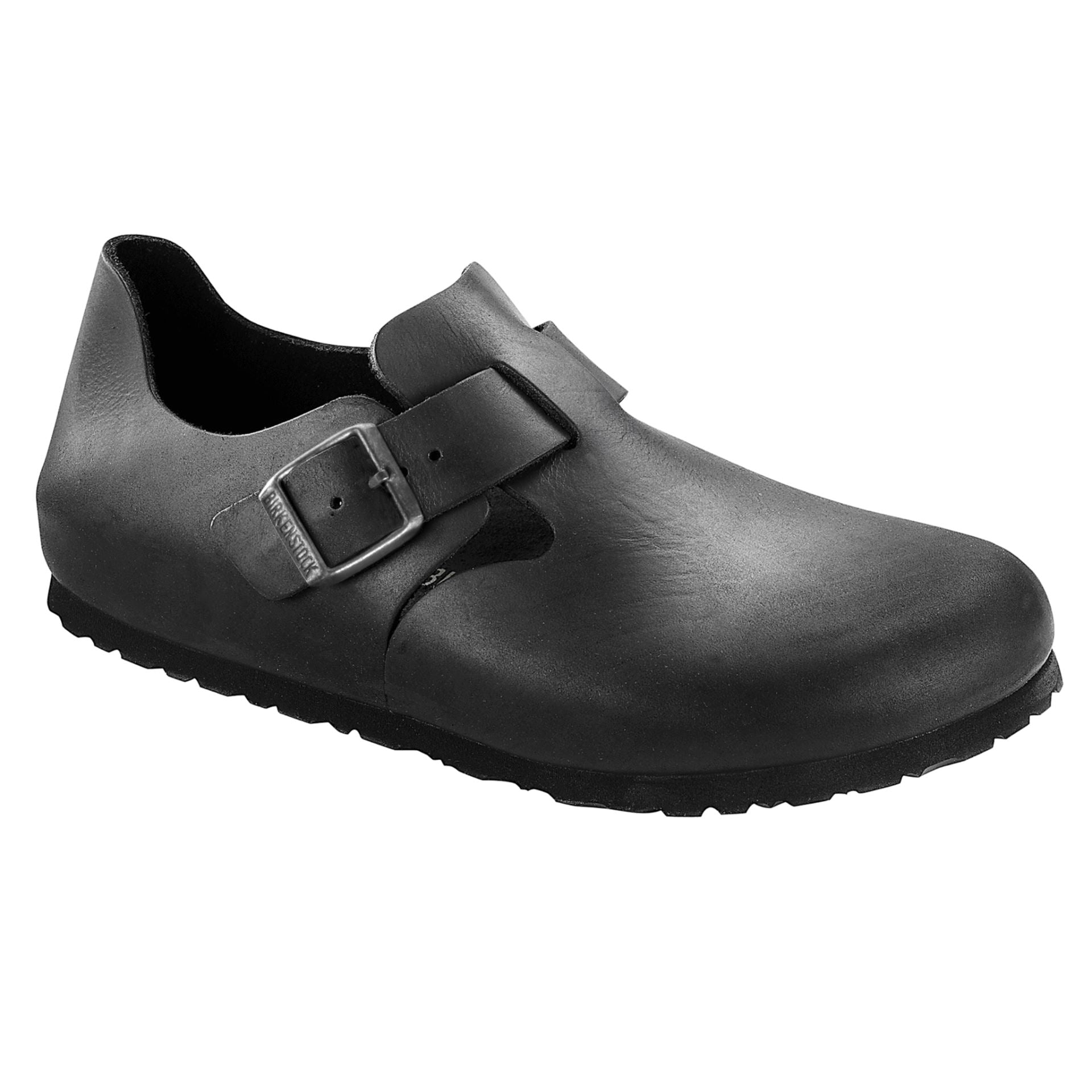 Birkenstock Shoes, London, Oiled Leather, Regular Fit, Black Shoes Birkenstock Shoes Black 37 