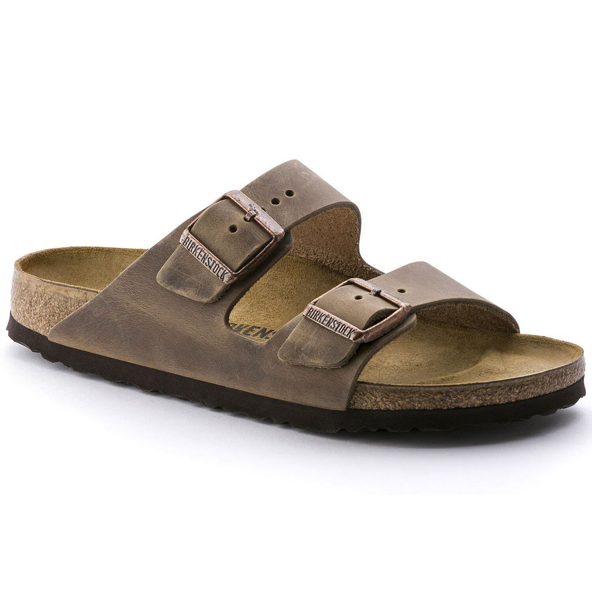 Birkenstock Classic, Arizona, Narrow Fit, Natural Leather, Tobacco Brown Sandals Birkenstock Classic 