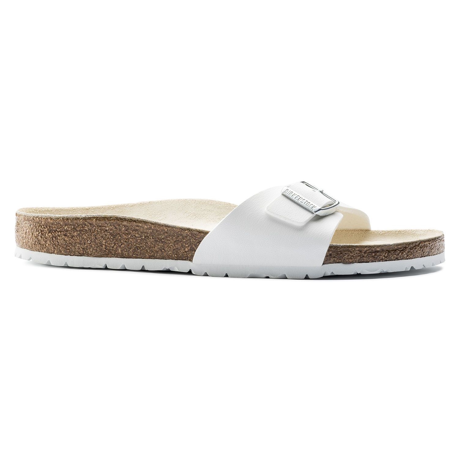 Birkenstock Classic, Madrid, Narrow Fit, Birko-Flor, White Sandals Birkenstock Classic White 35 