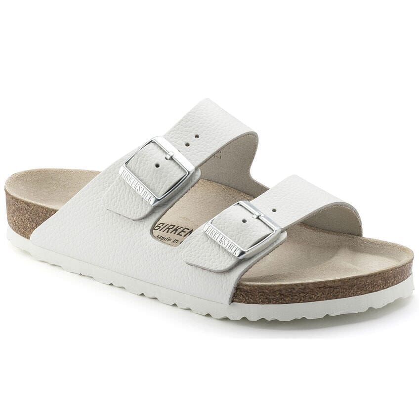 Birkenstock Classic, Arizona, Narrow Fit, Leather, White Sandals Birkenstock Classic White 43 