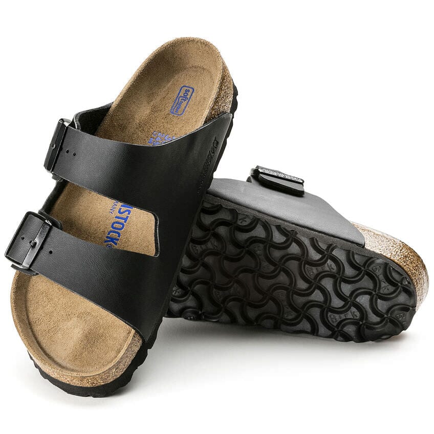 Birkenstock Classic, Arizona, Birko-Flor, Soft Footbed, Regular Fit, Black Sandals Birkenstock Classic 