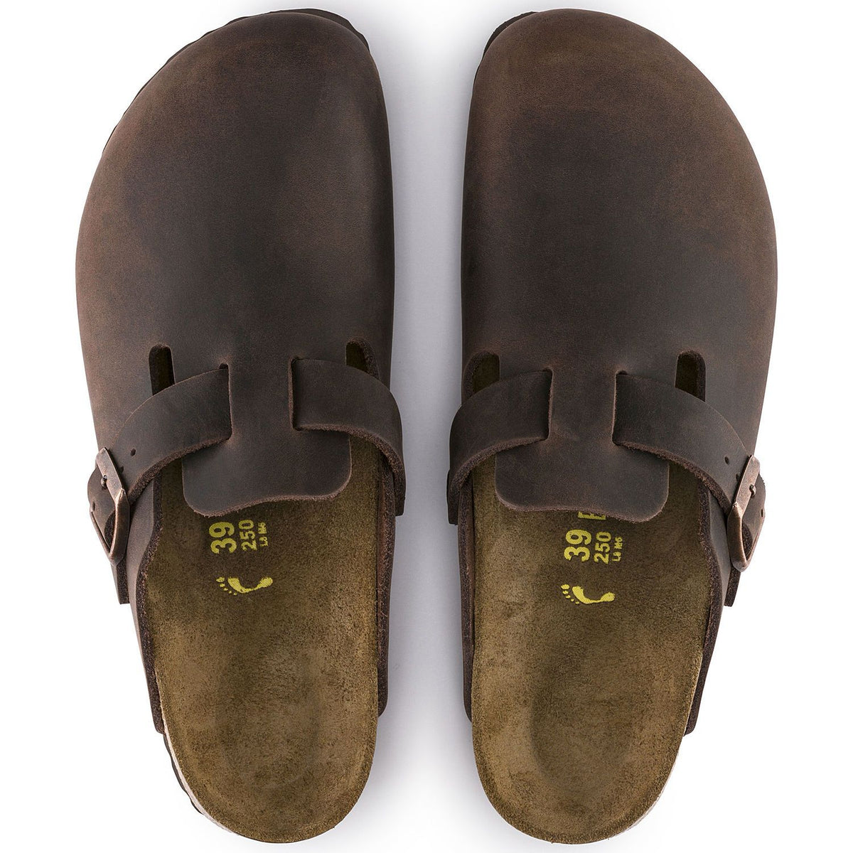 Birkenstock Classic, Boston, Regular Fit, Oiled Leather, Habana Clogs Birkenstock Classic 