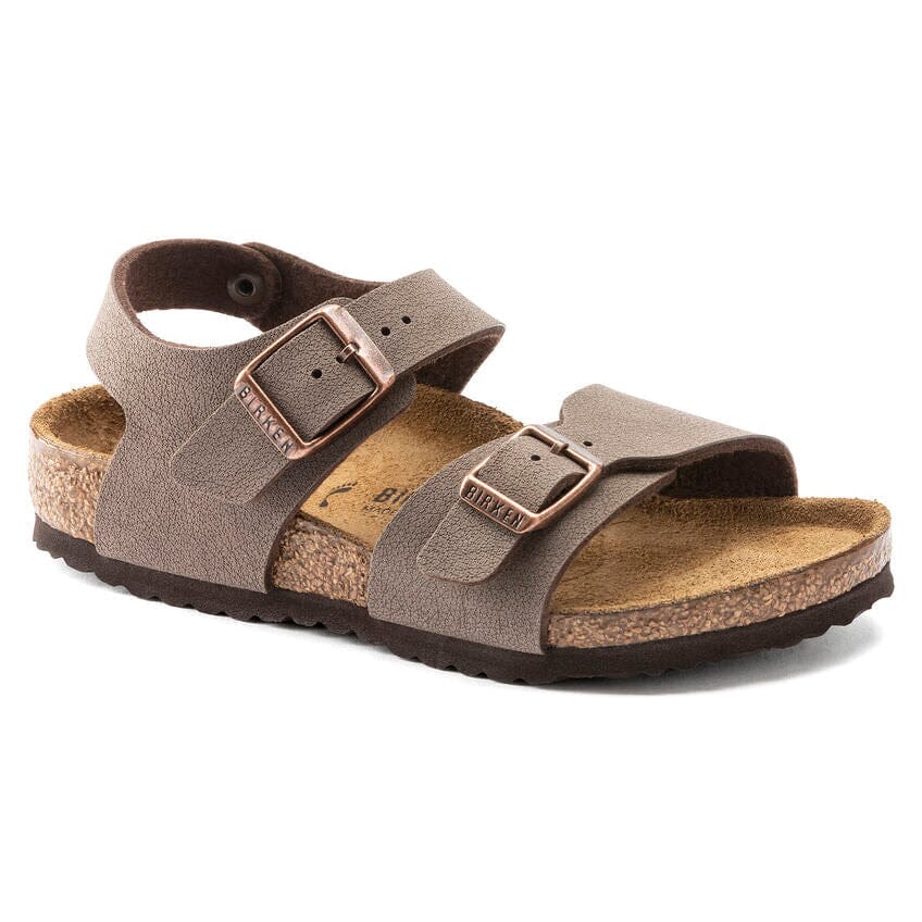 Birkenstocks Kids, New York, BirkiBuc, Narrow Fit, Mocca Sandals Birkenstock Kids Mocca 24 