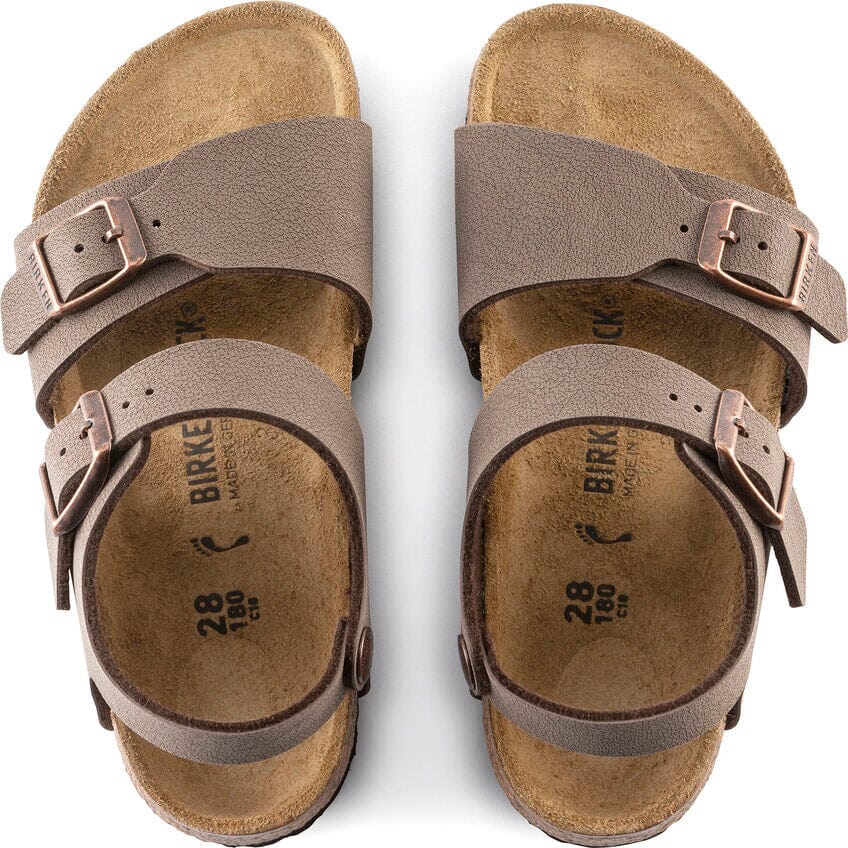 Birkenstocks Kids, New York, BirkiBuc, Narrow Fit, Mocca Sandals Birkenstock Kids 