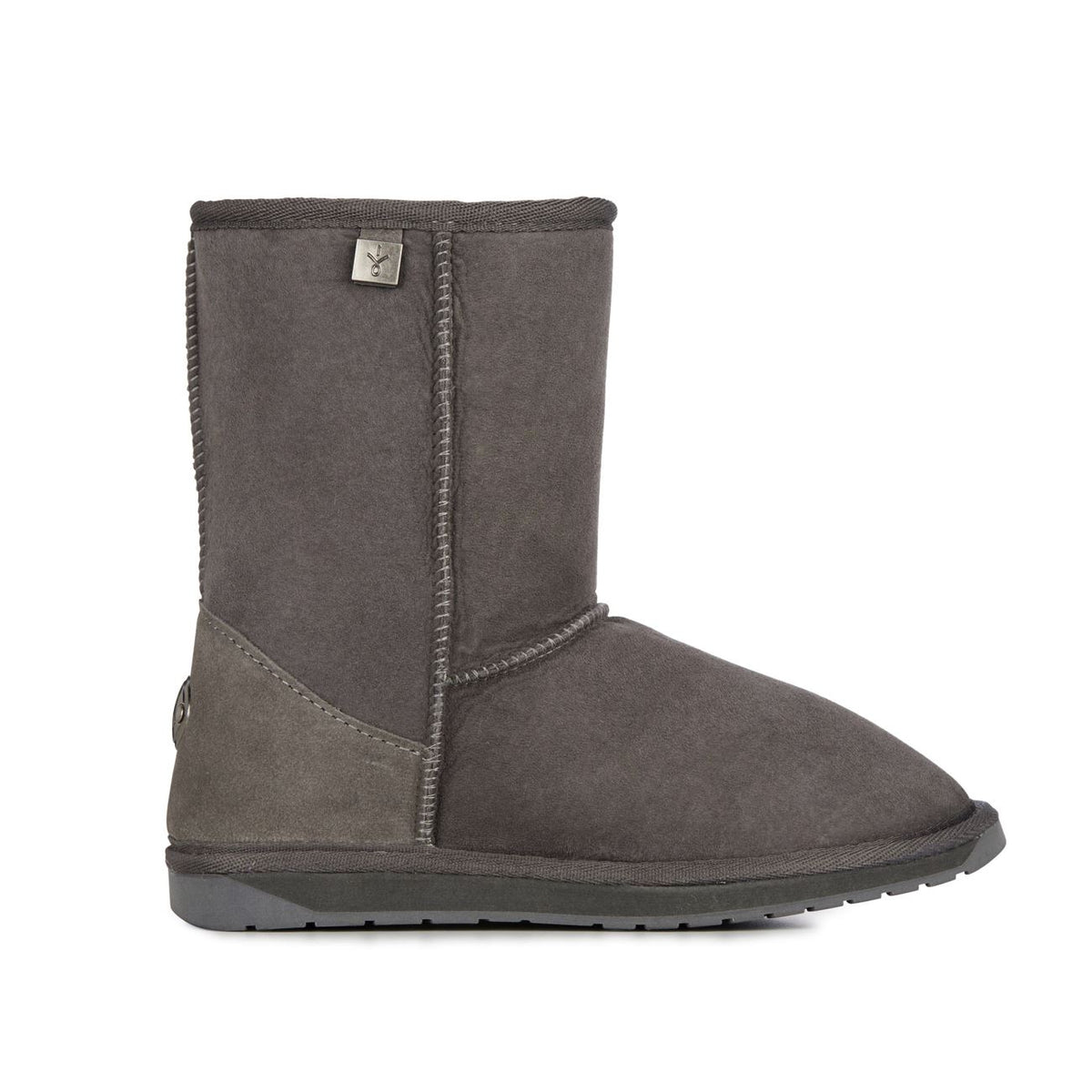 Emu Australia, Platinum Stinger Lo, Australian Sheepskin, Charcoal Ugg Boots Emu Australia 