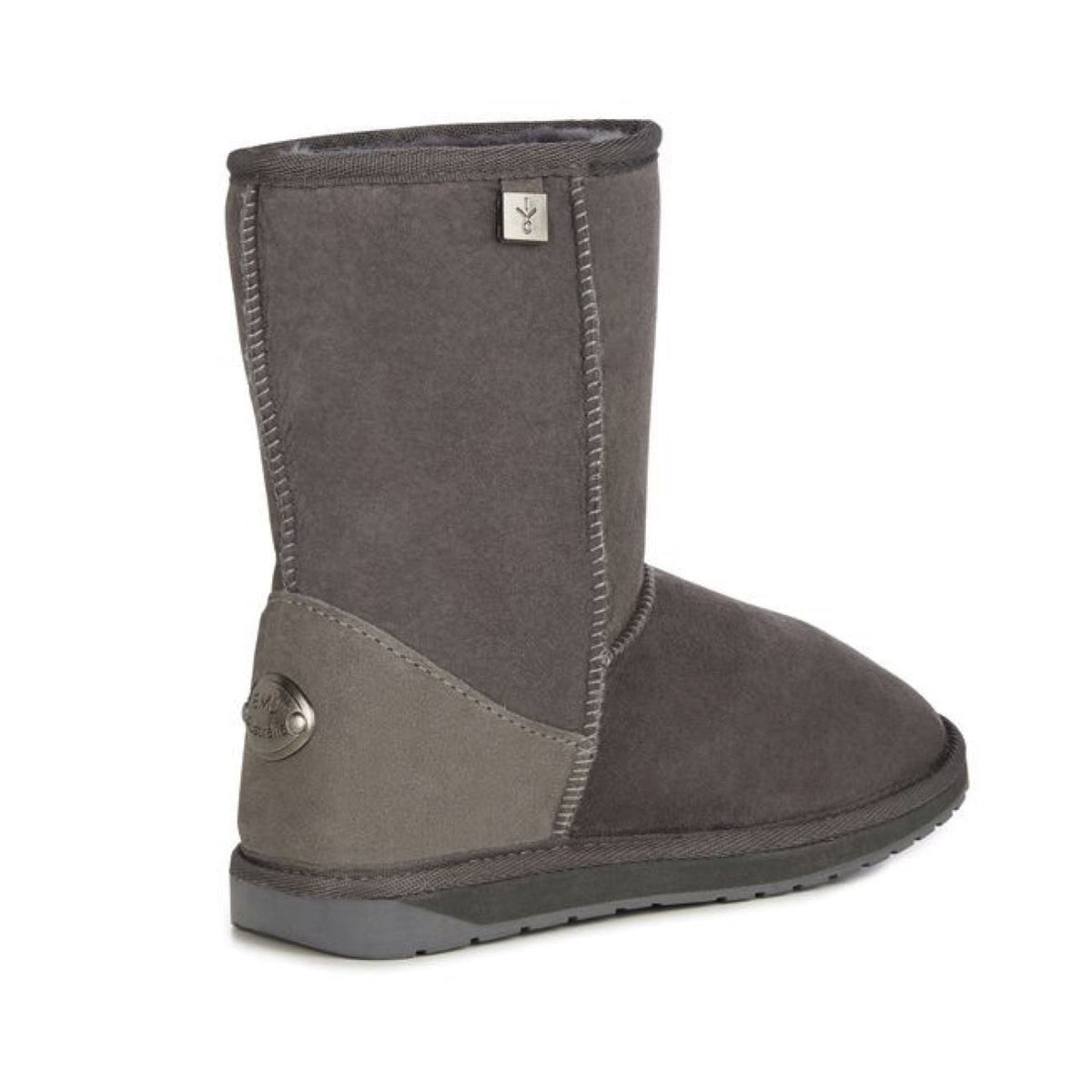 Emu Australia, Platinum Stinger Lo, Australian Sheepskin, Charcoal Ugg Boots Emu Australia 