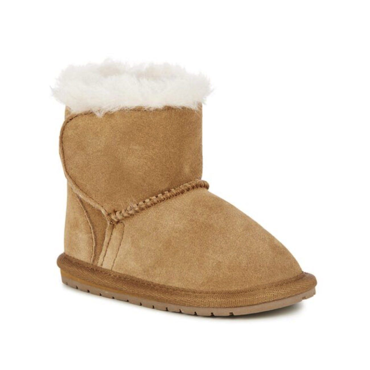 Emu Australia, Toddle, Suede Booties, Chestnut Ugg Boots Emu Australia Chestnut 12-18 Months 