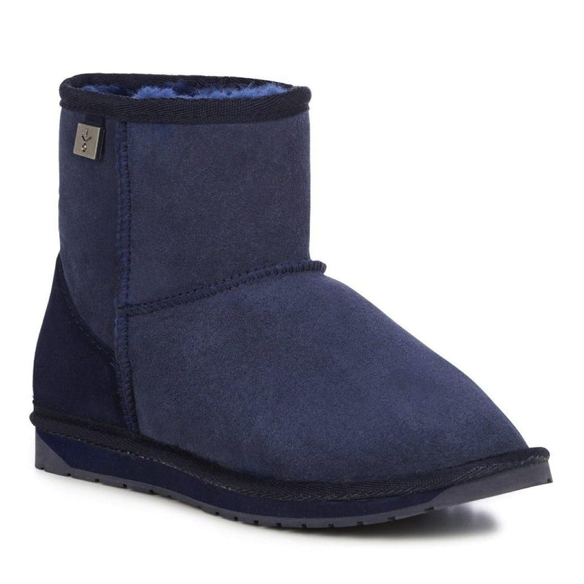 Emu Australia, Platinum Stinger Mini, Australian Sheepskin, Indigo Ugg Boots Emu Australia Indigo M10/W11 